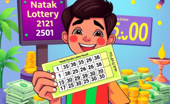 natak kerala lottery result